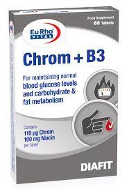 قرص کروم و ویتامین B3 یوروویتال